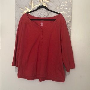 Brand new burnt orange top XXL